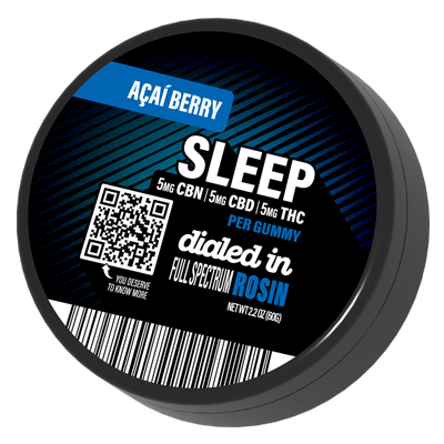 dialed in rosin edible gummies sleep