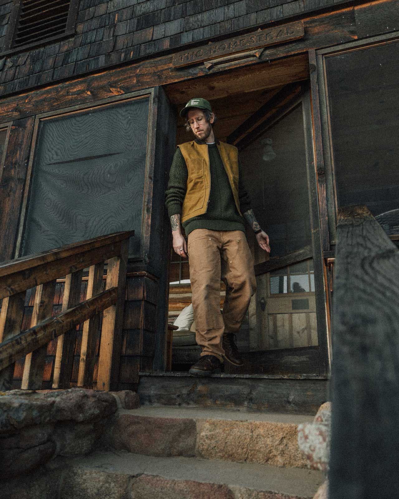 Of The Trees, Tyler Coombs, cabin doorway