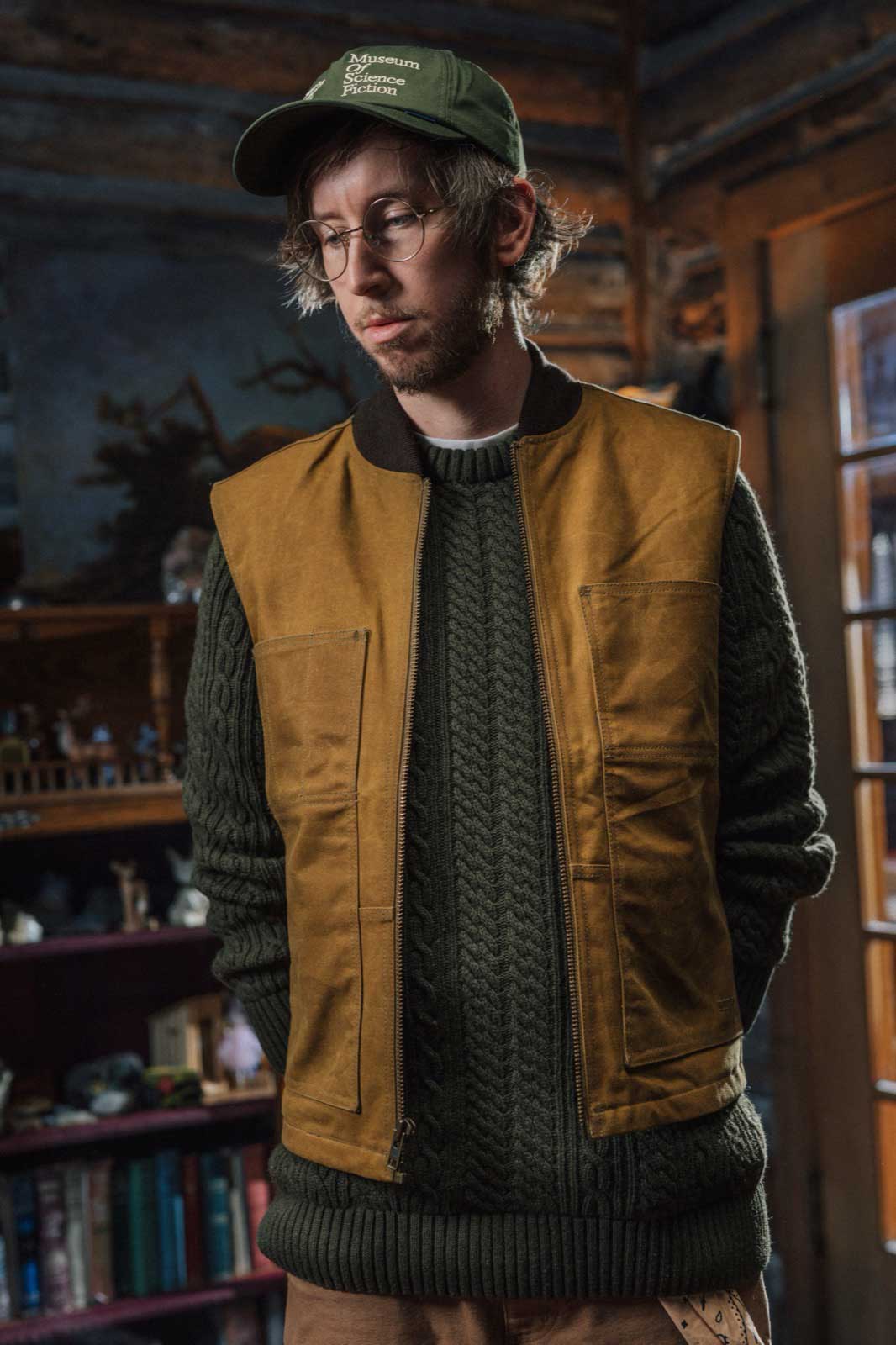 Of The Trees, Tyler Coombs, cabin portrait