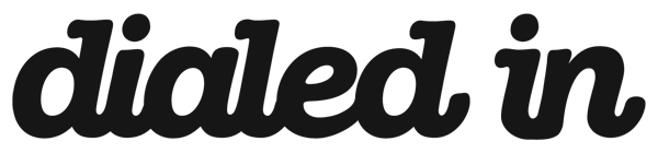dialed in logo