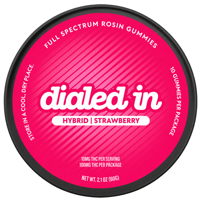 dialed in gummies hybrid watermelon